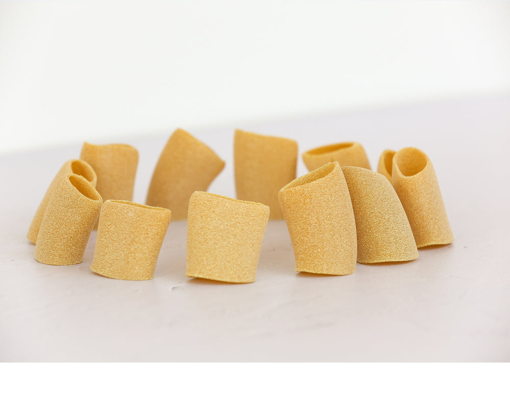 
                  
                    Load image into Gallery viewer, WHOLE RICE &amp;amp; TURMERIC PACCHERI WITH PEPPER (1.5 kg)
                  
                